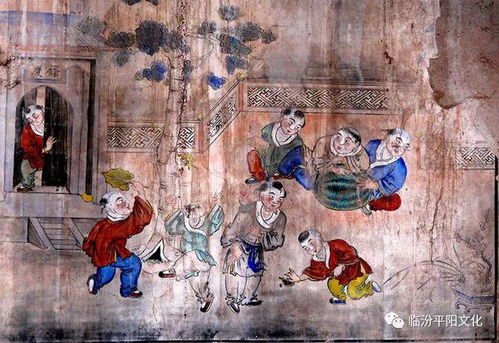 臨汾 吉縣大山深處藏民國(guó)壁畫精品